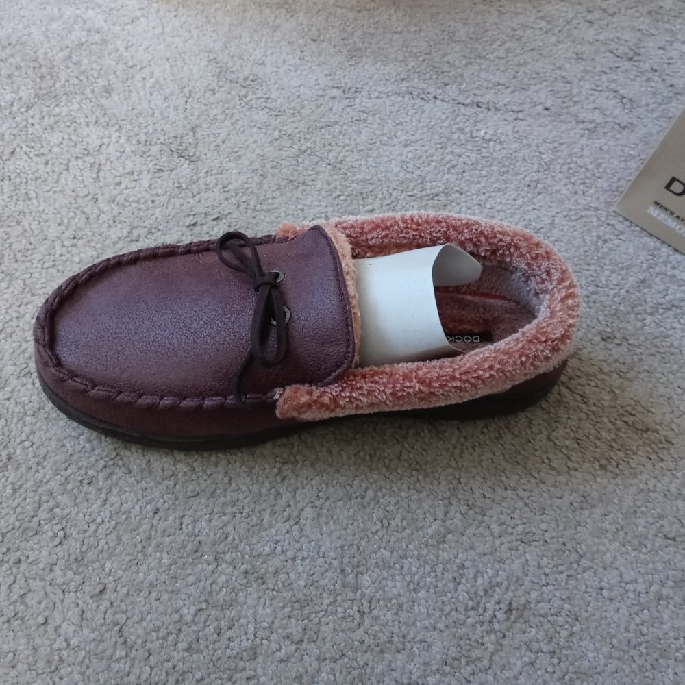 NWT Dockers Men's 8-9 Aviator Style MOC Memory Foam Loafer Moccasin Slip…